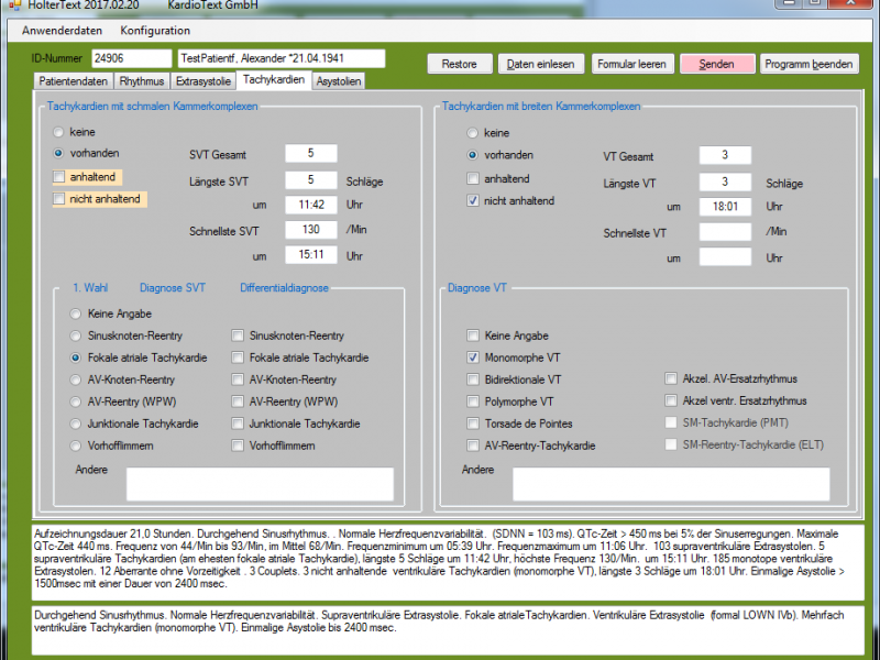HolterText_Tachykardie